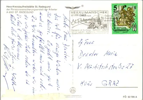 5152  - Steiermark , St. Radegund , P. V. A. , PVA , Herz Kreislauf Heilstätte - gelaufen 1994