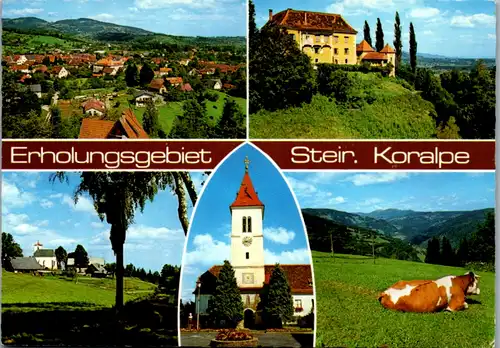 5158  - Steiermark , Koralpe , Schwanberg , Schloß Limberg , St. Anna bei Garanas , St. Peter  - nicht gelaufen