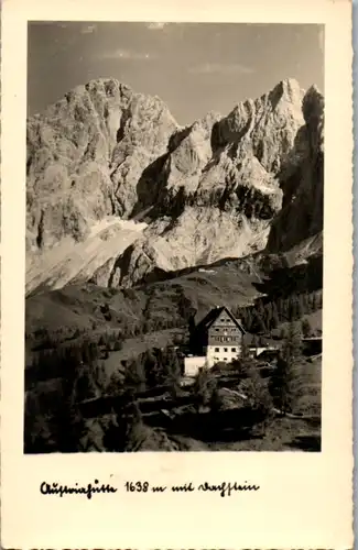 5168  - Steiermark , Schladming , Austriahütte mit Dachstein - nicht gelaufen