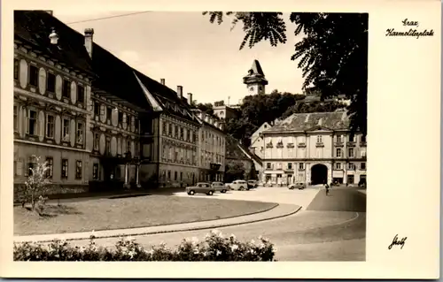 5186  - Steiermark , Graz , Karmeliterplatz - nicht gelaufen