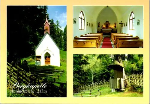 5205  - Steiermark , St. Lorenzen im Mürztal , Bergkapelle Himmelreich , Altarraum und Predigstuhl am Pogusch - nicht gelaufen