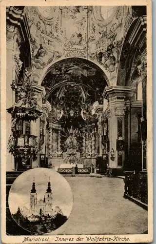 5241  - Steiermark , Mariatrost bei Graz , Inneres der Wallfahrtskirche - nicht gelaufen 1917/18