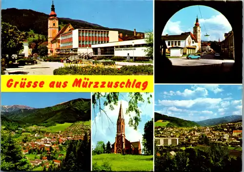 5248  - Steiermark , Mürzzuschlag , Mehrbildkarte - gelaufen 1975