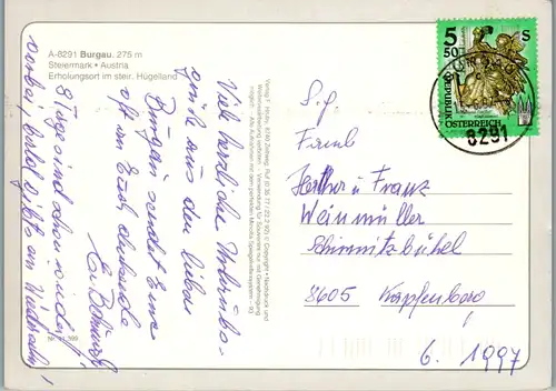 5255  - Steiermark , Burgau , Mehrbildkarte - gelaufen 1997
