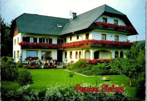 5256  - Steiermark , Dechantskirchen , Pension Stelzer - gelaufen 1990