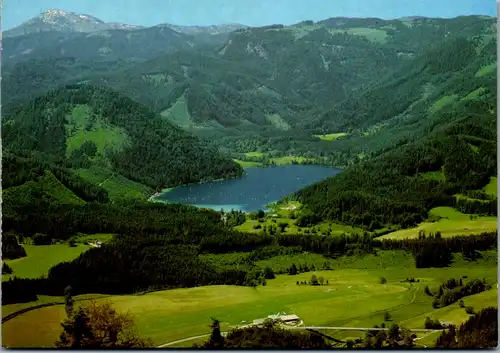 5279  - Steiermark , Mariazell , St. Sebastian mit Alpenflugplatz , Erlaufsee , Dürrenstein - gelaufen