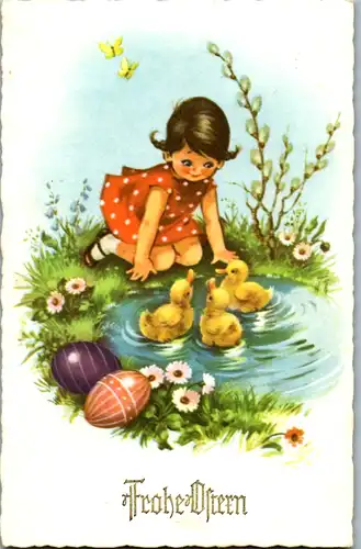5284  - Frohe Ostern - gelaufen 1965