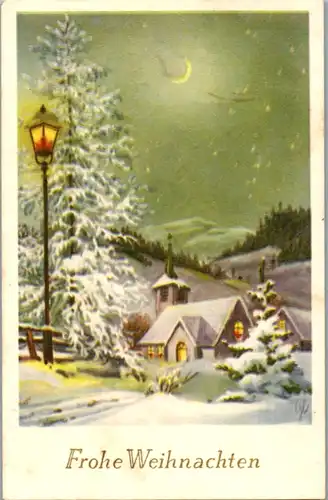 5327  - Frohe Weihnachten - gelaufen 1956