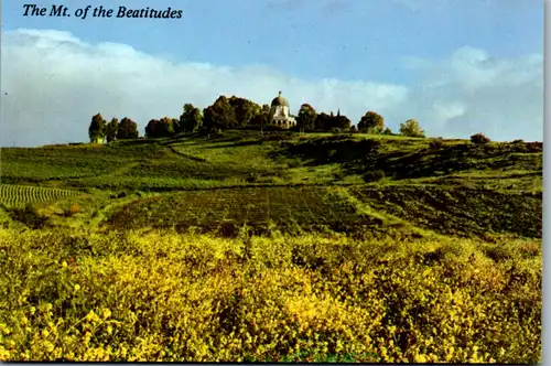 5368  - Motiv , The Mount of the Beatitudes , Der Berg der Seligkeit - nicht gelaufen