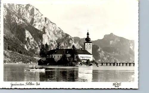 5376  - Oberösterreich , Gmunden , Schloß Ort - gelaufen