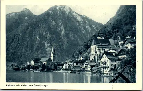 5387  - Oberösterreich , Hallstatt mit Hirlatz und Zwölferkogel - nicht gelaufen