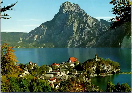 5398  - Oberösterreich , Traunkirchen am Traunsee - gelaufen 1977