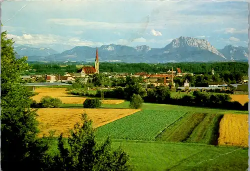 5403  - Oberösterreich , Schwanenstadt , Panorama - gelaufen