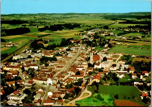 5408  - Oberösterreich , Schwanenstadt , Panorama - gelaufen