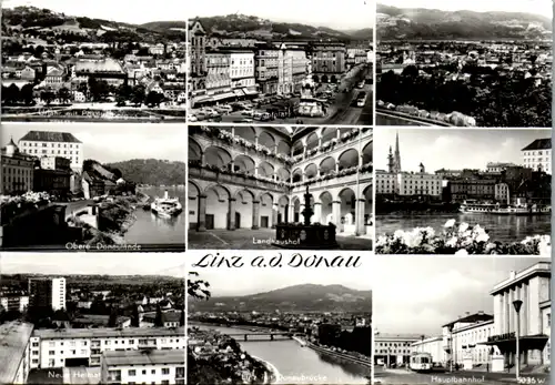 5422  - Oberösterreich , Linz , Mehrbildkarte - gelaufen 1966