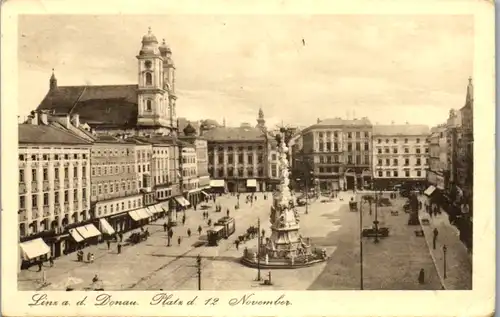 5443  - Oberösterreich , Linz , Platz des 12. November - gelaufen 1934