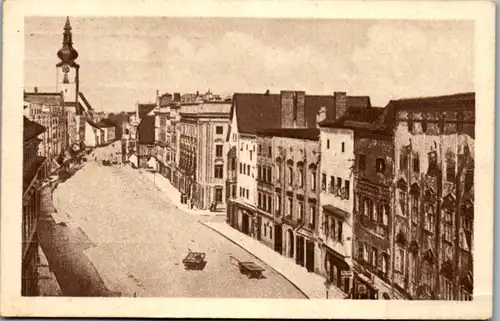 5445  - Oberösterreich , Wels , Straßenansicht - gelaufen 1933