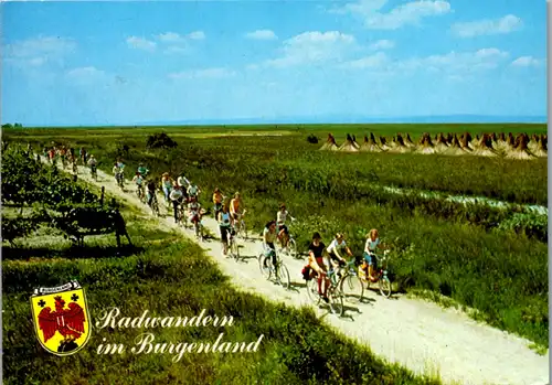 5478  - Burgenland , Radwandern im Burgenland - gelaufen 1991