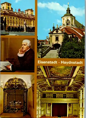 5479  - Burgenland , Eisenstadt , Haydnstadt , Mehrbildkarte , Haydn - nicht gelaufen