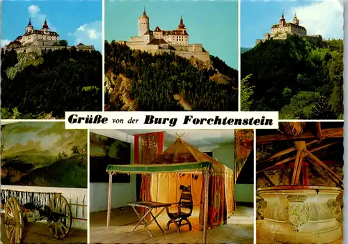 5484  - Burgenland , Burg Forchenstein , Mehrbildkarte - gelaufen