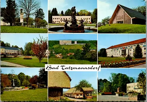 5494  - Burgenland , Bad Tatzmannsdorf , Mehrbildkarte - gelaufen 1973