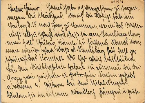 5526  - Ganzsache , St. Gilgen nach Graz - gelaufen 1933