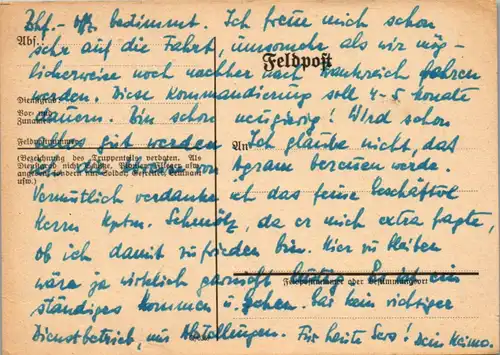 5527  - Feldpost , Bregenz - gelaufen 1943