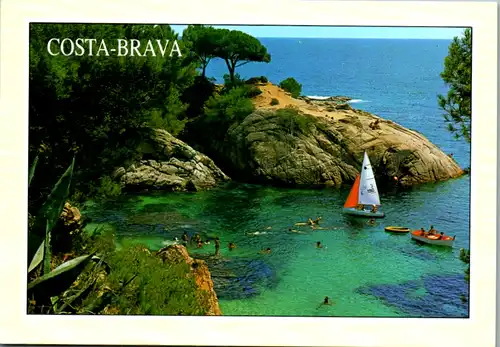 5553 Spanien - Costa Brava , Detalle - gelaufen 1997
