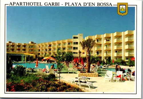 5559 Spanien - Ibiza , Isla Blanca , Playa D'en Bossa , Aparthotel Garbi - gelaufen