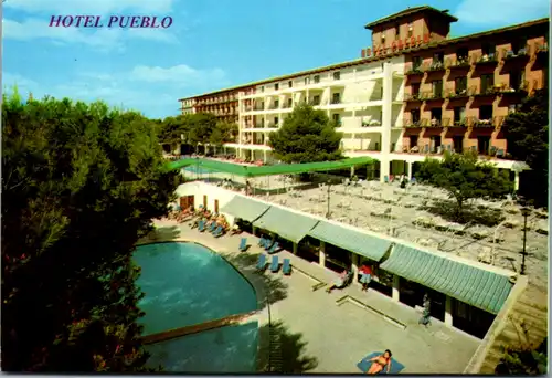 5562 Spanien - Mallorca , Playa de Palma , Hotel el Pueblo Palma - gelaufen