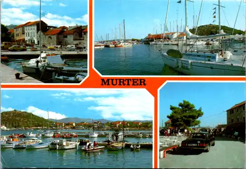 5565 Kroatien - Murter , Mehrbildkarte - gelaufen 1990