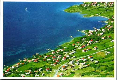 5568 Kroatien - Rab , Panorama - gelaufen 1989