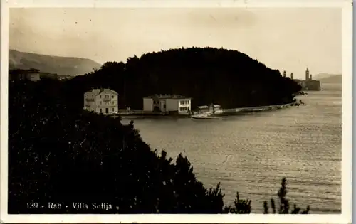 5571 Kroatien - Rab , Villa Sofija - gelaufen 1932