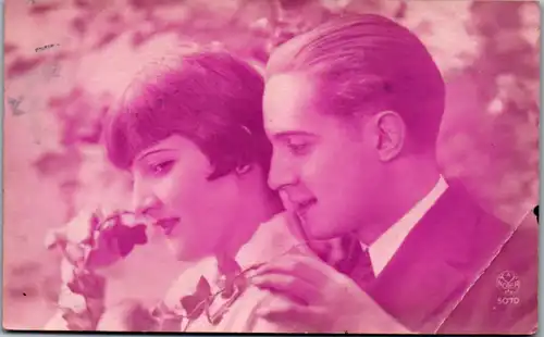 5584  - Romantik , Paar - gelaufen 1928