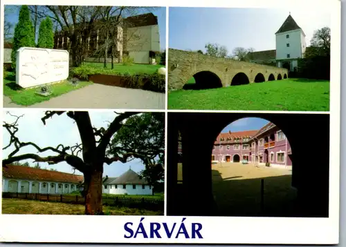 5597 - Ungarn - Sarvar , Mehrbildkarte - gelaufen 1998