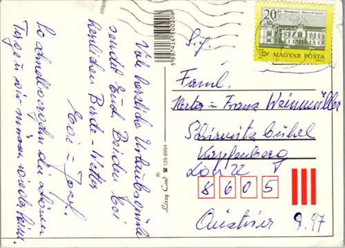 5600 - Ungarn - Bükfürdö , Mehrbildkarte - gelaufen 1997