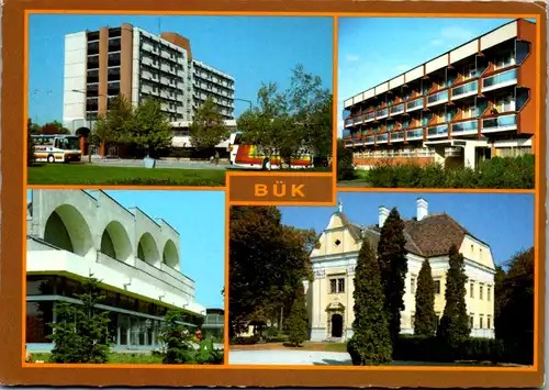 5602 - Ungarn - Bük , Gyogyfürdö , Mehrbildkarte - gelaufen 1988