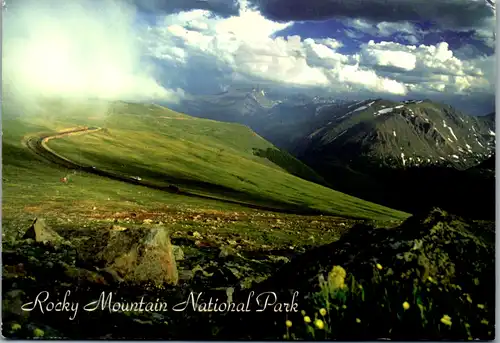 5621 - USA - Colorado , Rocky Mountain National Park , Trail Ridge Road - gelaufen 1994