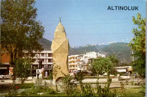 5638 - Türkei - Altinoluk , Edremit , Altinoluk'tan bir görünüs - gelaufen