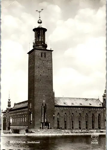 5652 - Schweden - Stockholm , Stadshuset - gelaufen 1961