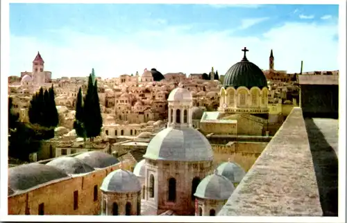 5654 - Israel - Jerusalem , Kapelle der 2. u. 4. Kreuzwegstation - nicht gelaufen