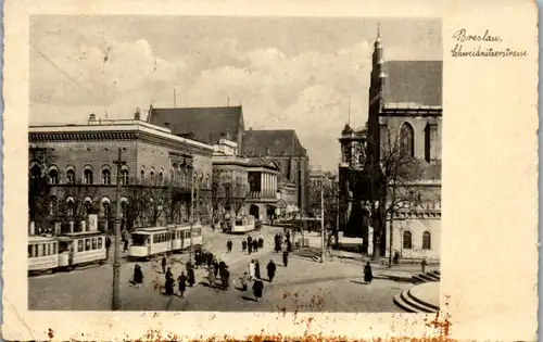 5668 - Polen - Wroclaw , Breslau , Schweidnitzerstrasse - gelaufen 1941