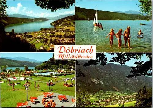 5674 - Kärnten - Döbriach , Millstättersee , Mehrbildkarte - gelaufen 1981