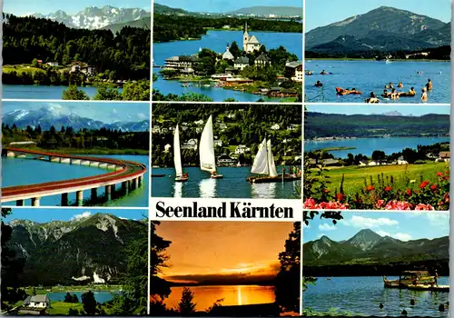 5687 - Kärnten - Kärtner Seen , Klopeinersee , Turnersee , Volkermarkter Stausee , Ossiachersee - gelaufen 1975