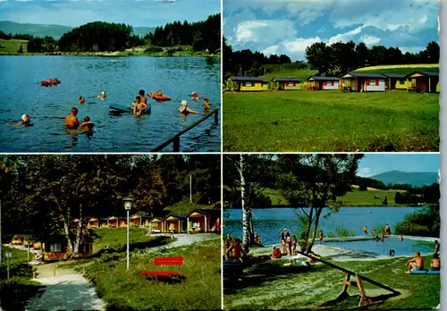 5701 - Kärnten - Feldkirchen , Maltschacher See , Feriendorf des Sozialtourismus - gelaufen 1969