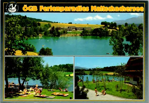 5703 - Kärnten - Feldkirchen , Maltschachersee , ÖGB Ferienparadies - gelaufen
