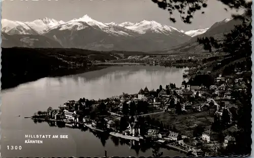 5704 - Kärnten - Millstatt am See , Panorama , Millstättersee - gelaufen 1953