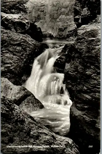 5707 - Kärnten - Hermagor , Garnitzenklamm , 2. Wasserfall - gelaufen 1962