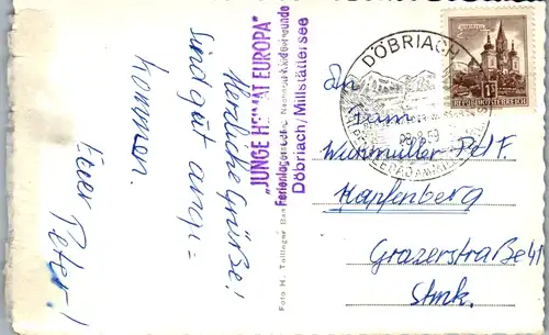 5708 - Kärnten - Bad Döbriach am Millstättersee - gelaufen 1959