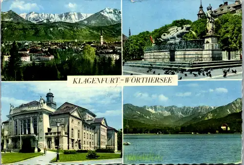 5724 - Kärnten - Klagenfurt am Wörthersee , Mehrbildkarte - gelaufen 1961